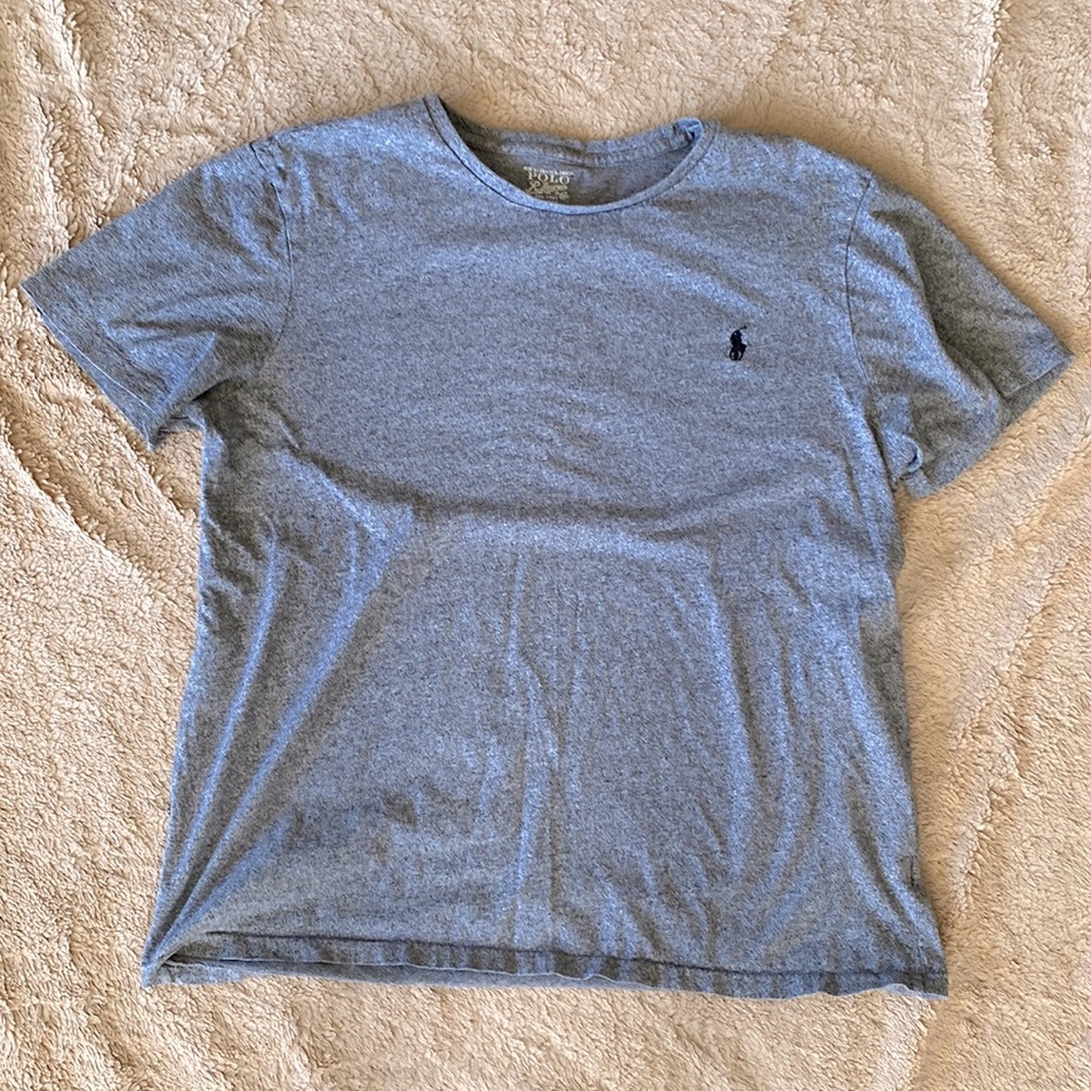 Men’s X-Large Dark Heather Grey Polo Ralph Lauren Short Sleeve T-Shirt